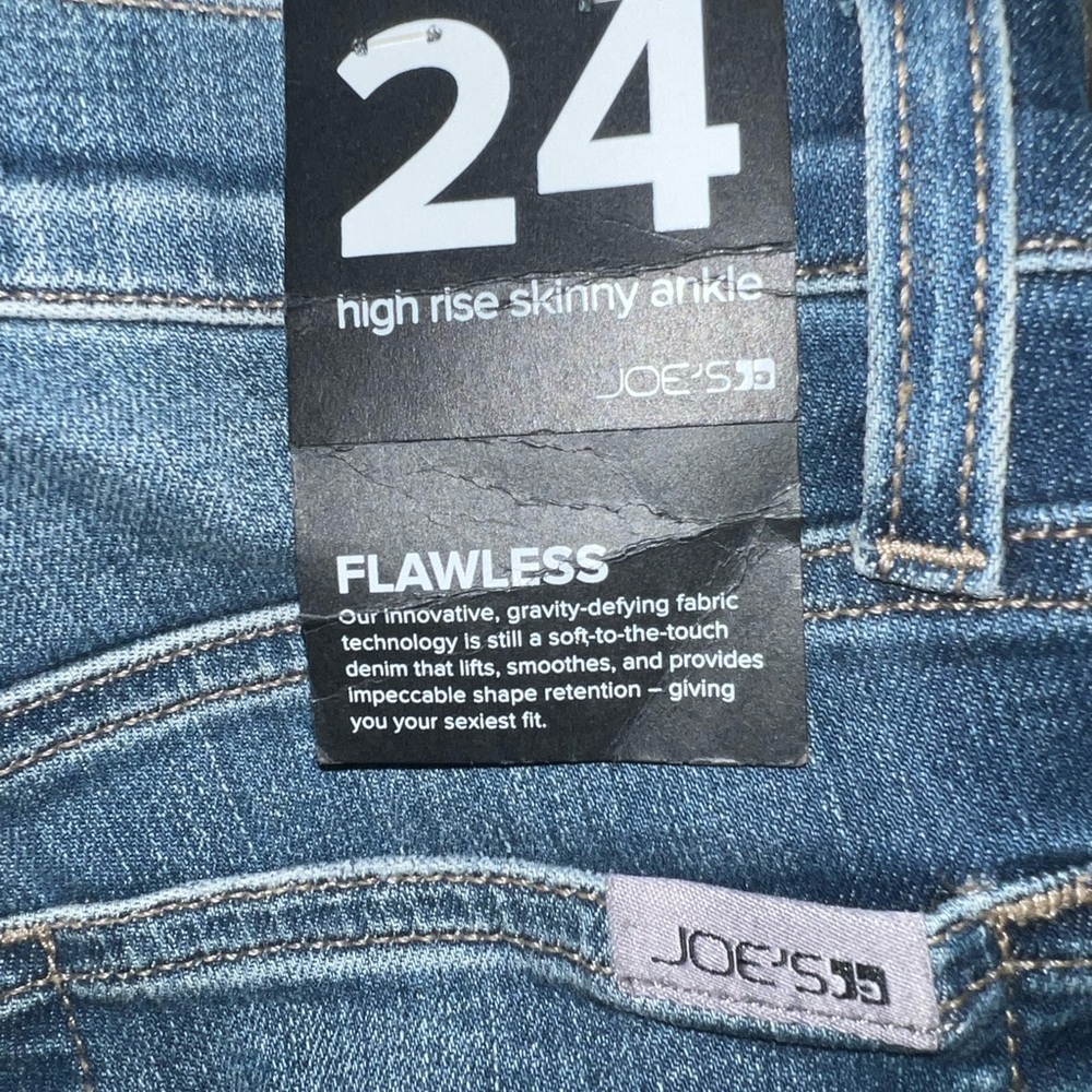 Joe's Jeans High Rise Skinny Ankle Jeans - Blue